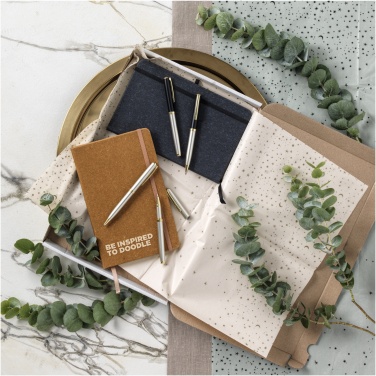 Logo trade promotional gifts image of: Atlana leather pieces notebook